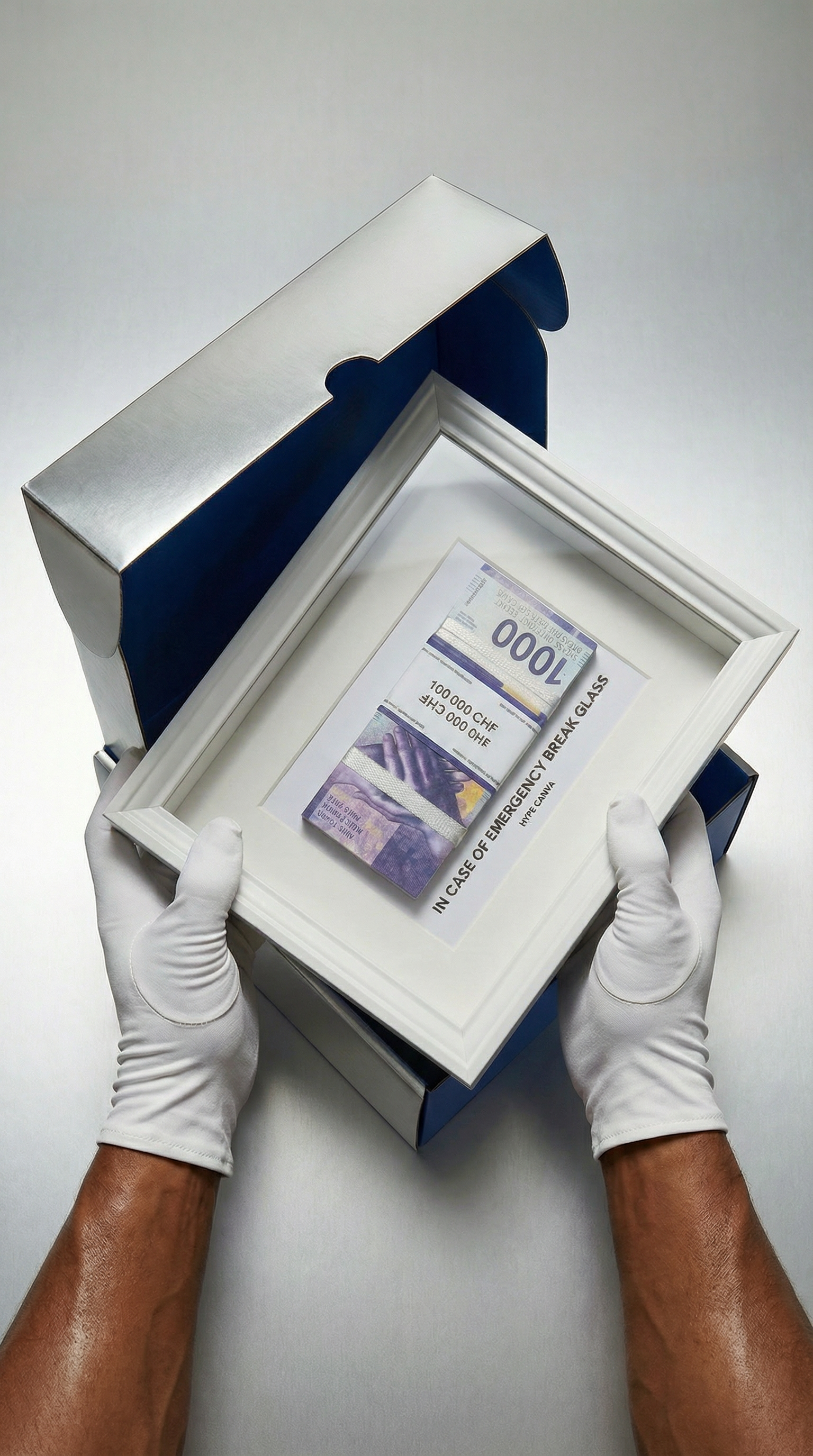 Emergency CHF 1000 White Frame